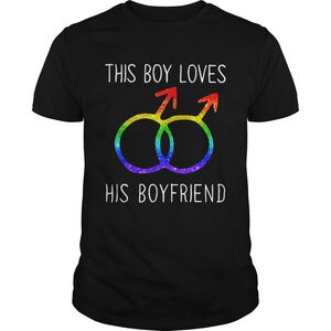 This Boy Loves His Boyfriend Lgbt Shirt